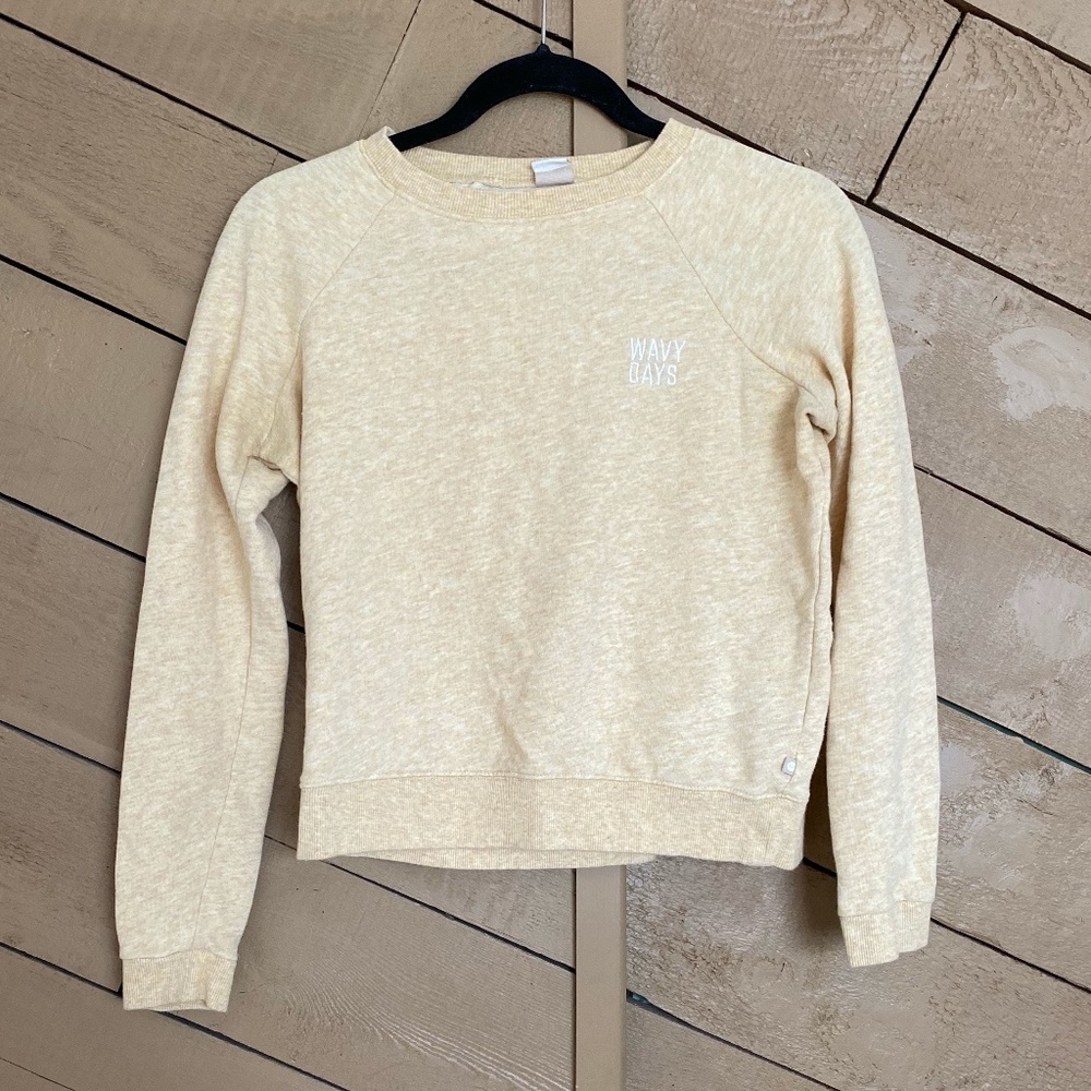 Light Yellow Roxy Crewneck